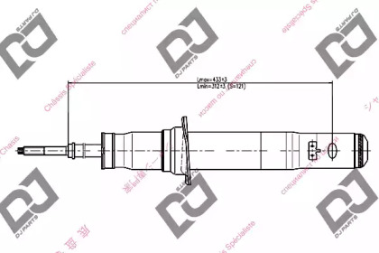 Амортизатор DJ PARTS DS1159HT